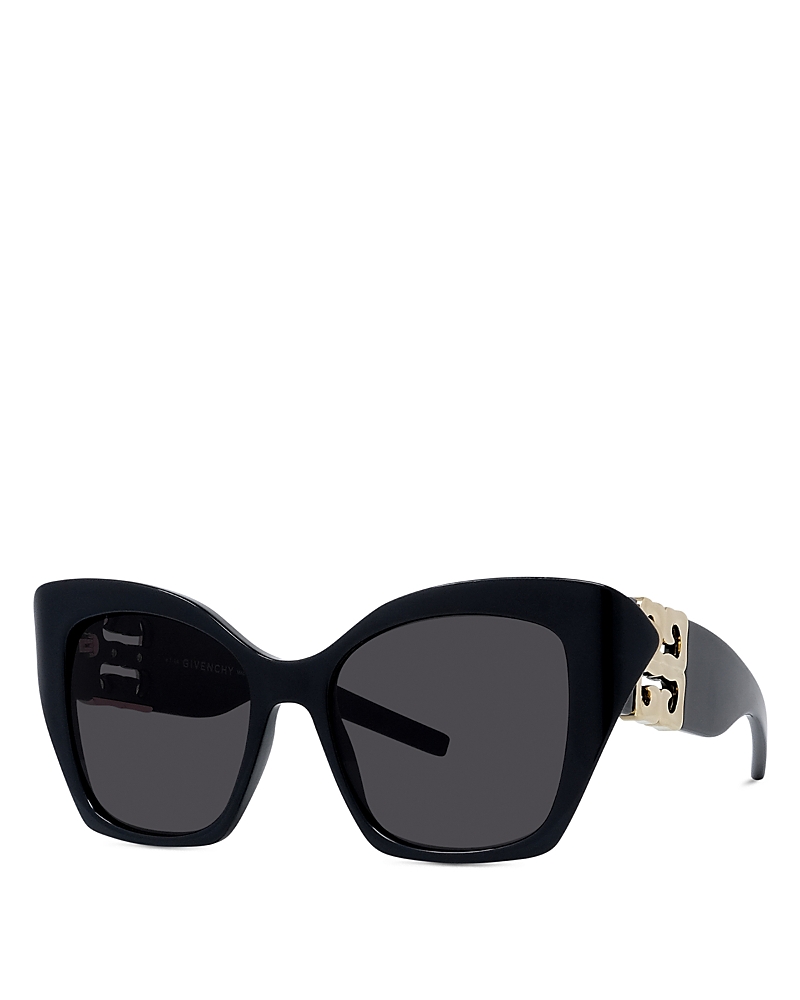 GIVENCHY 4G LIQUID SQUARE SUNGLASSES, 54MM