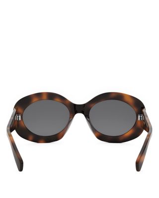 Triomphe Round Sunglasses, 54mm