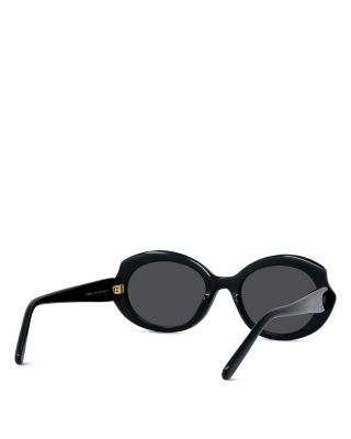 Slim Geometric Sunglasses, 54mm