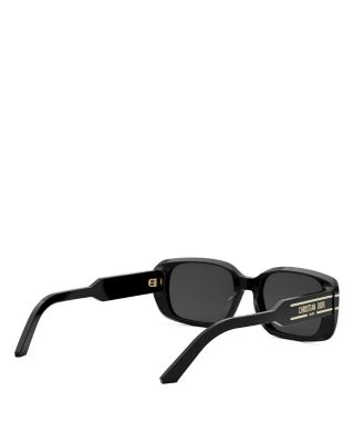 DiorSignature S12I Rectangle Sunglasses, 53mm