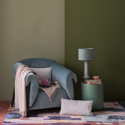 Boucle Silk, Wool, Cashmere Fringed Throw Blanket, 51&amp;quot; x 74&amp;quot; - Exclusive