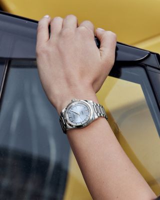 Conquest Sunray Blue Watch, 34mm