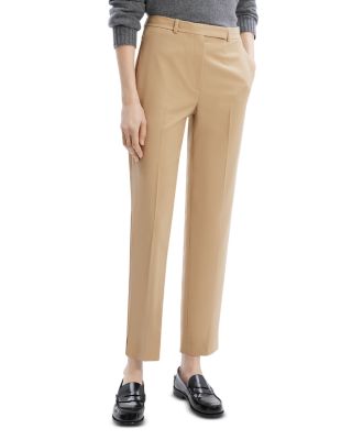 Theory - Wool High Waisted Tapered Pants