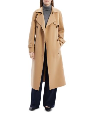 Theory - New Divide Double Face Double Breasted Trench Coat