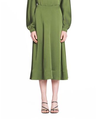 Lanvin Flared Midi Skirt