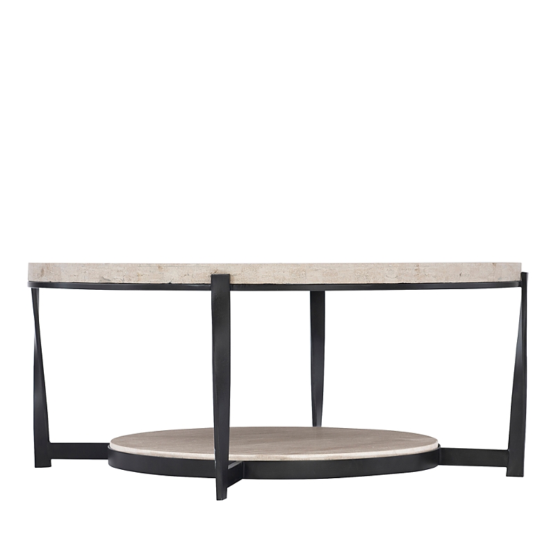 Bernhardt Interiors Berkshire Cocktail Table In Pewter