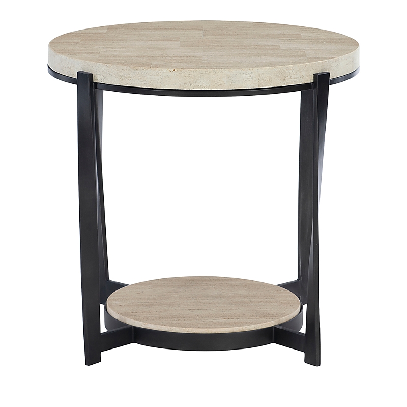 Bernhardt Berkshire Side Table In Pewter