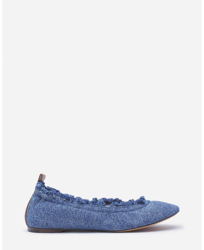 Women's The Ballerina Flat Denim