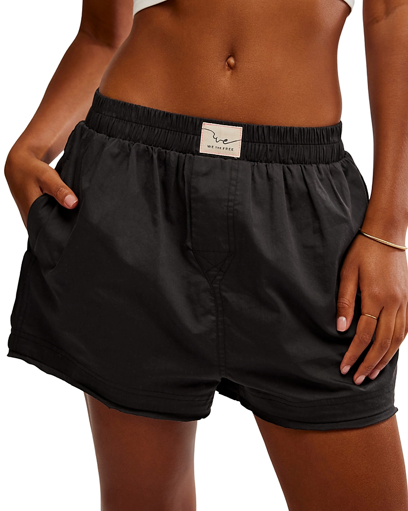 Free People Get Free Poplin Pull-on Shorts