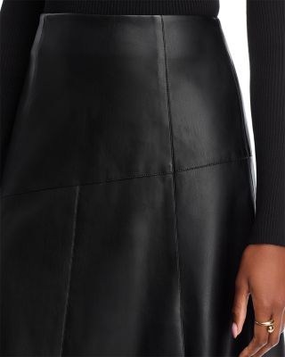 Faux Leather Skirt
