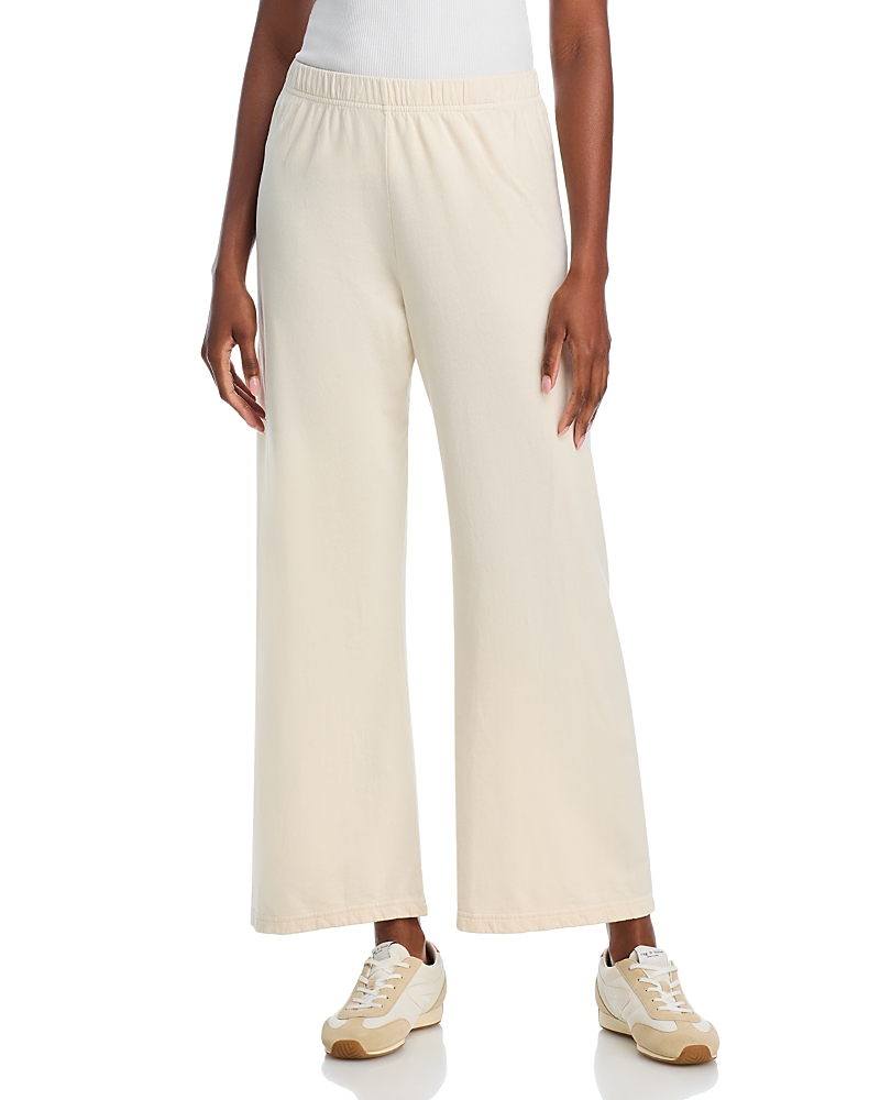 Shop Aqua Melody Wide Leg Pants - Exclusive In Ivory