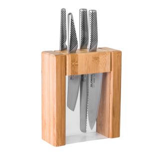 Global Ikasu 5 Piece Knife Block Set | Bloomingdales Home