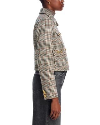 Plaid Four Pocket Jacket