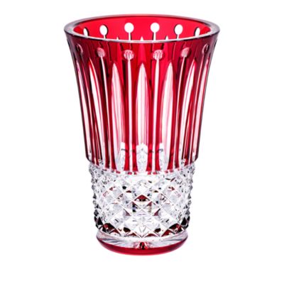 Saint Louis Tommy Red Vase