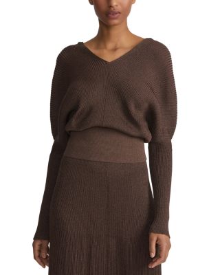 Lafayette 148 New York - Ribbed Drop Shoulder Top