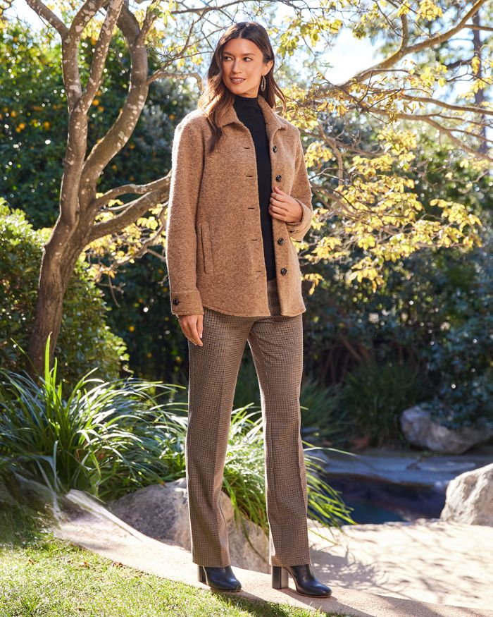 Brushed Shirt Jacket