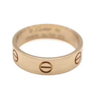 Pre-Owned Cartier Love 18K Rose Gold Fashion Ring