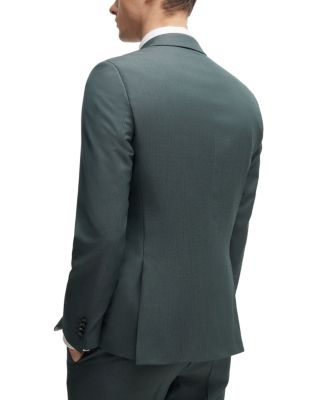 H-Huge Tonal Herringbone Slim Fit Suit