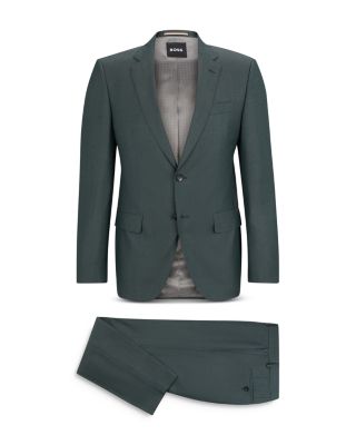 H-Huge Tonal Herringbone Slim Fit Suit
