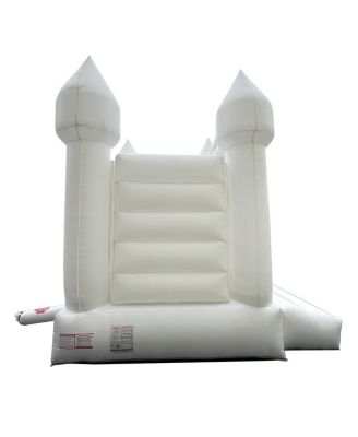  White Inflatable Without Blower Foot - Big Inflatable Bouncer House Castle Unit for Weddings - Jumphouse for Photo Shoots for Kids