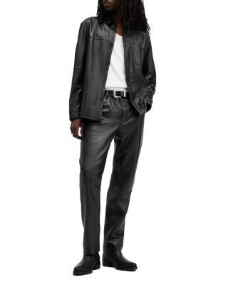 Lynch Leather Straight Fit Pants 