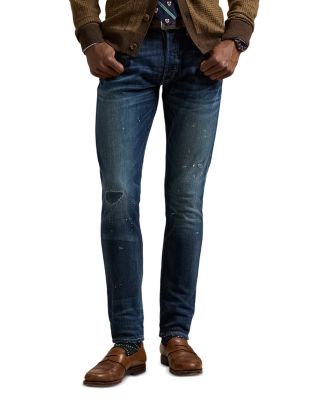 Polo Ralph Lauren - Sullivan Slim Stretch Distressed Jeans in Mitford Blue