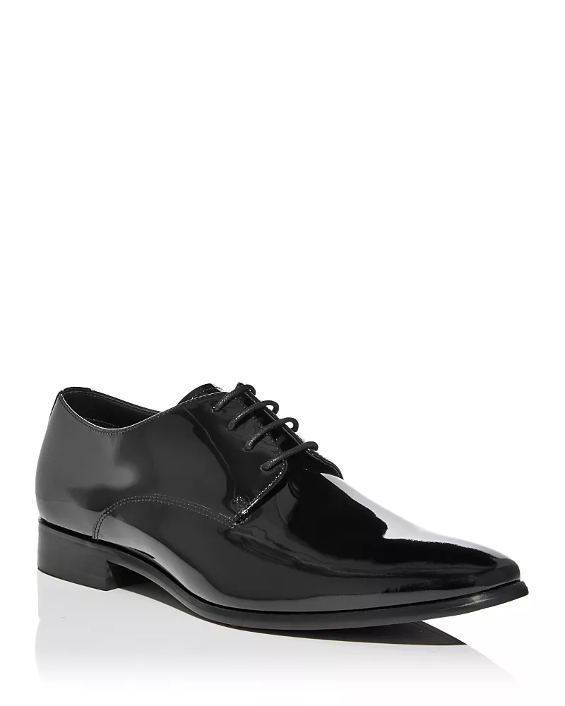 The Men's Store at Bloomingdale's Men's Formal Patent Lace Up Shoes - Exclusive