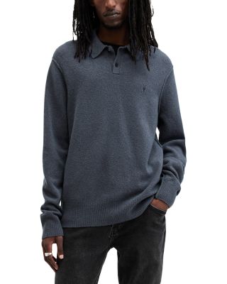 Allsaints Statten Regular Fit Polo Collar Sweater