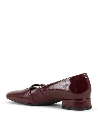 Women's Debbi Square Toe Buckle Detail Flats