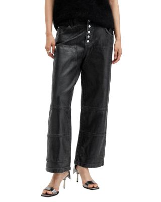 ALLSAINTS - Tay Mid Rise Carpenter Jeans in Black