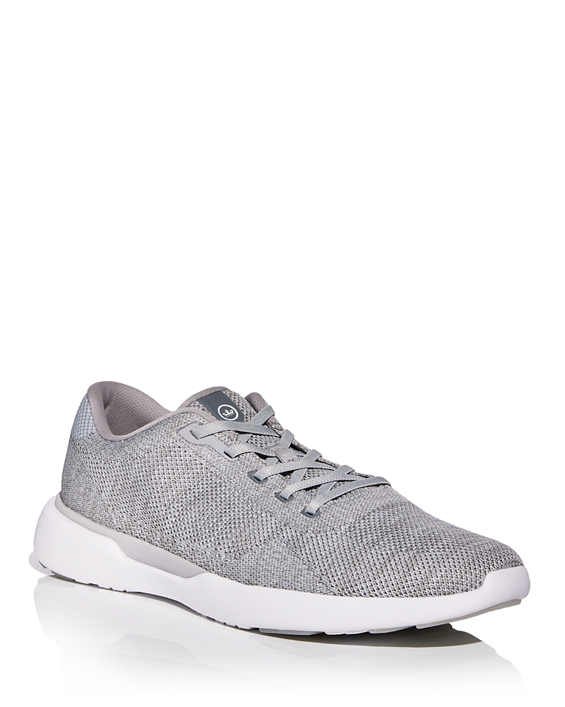 Peter Millar Men's Glide Mesh Low-top Sneakers In Gale Grey