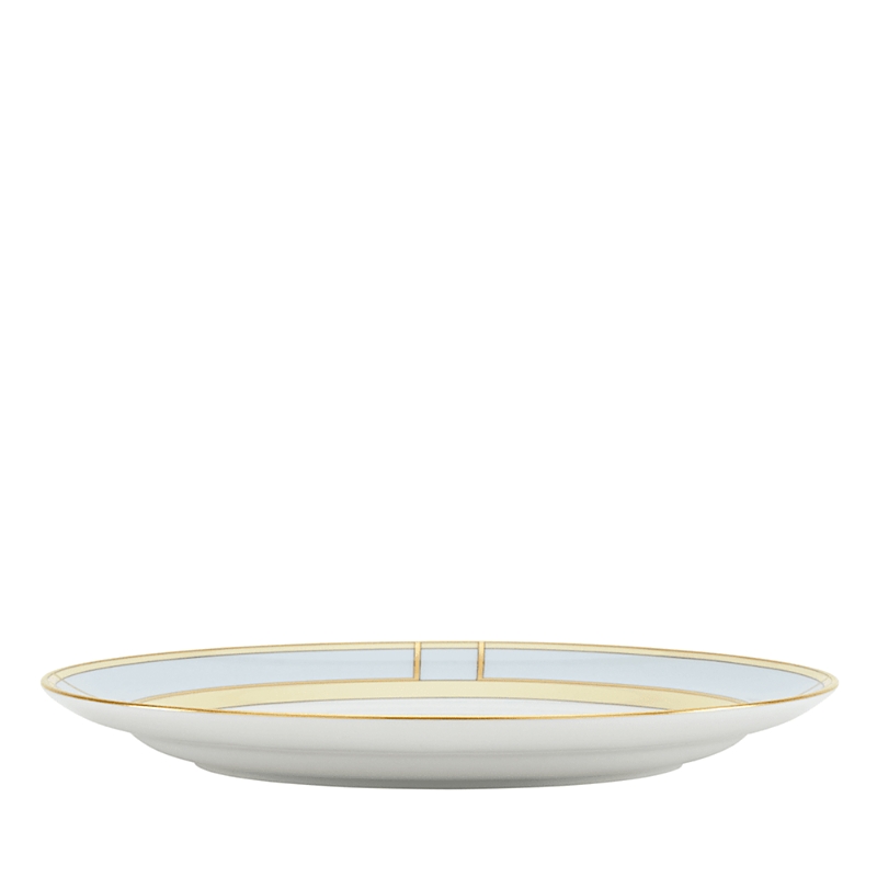 Ginori 1735 Colonna Diva Flate Plate In Blue