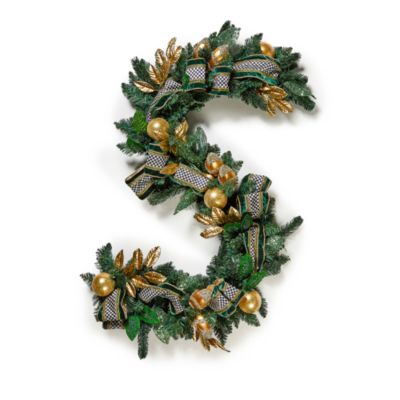 Mackenzie-Childs Emerald Luxe Illuminated Garland