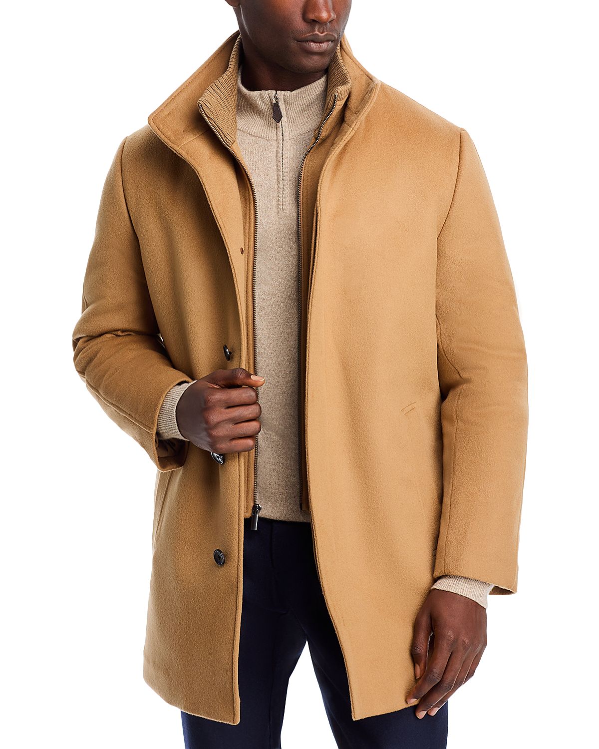 Cardinal of Canada Mont Royal Wool & Cashmere Regular Fit Car Coat