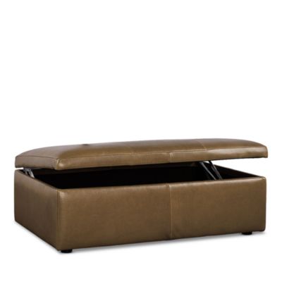 Auburn Rectangle Storage Ottoman - Exclusive