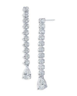 Kenneth Jay Lane Cubic Zirconia Drop Earrings