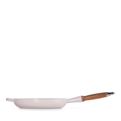 Enameled Cast Iron Alpine Wood Handle Fry Pan, 2.25 Qt