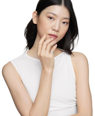 Sterling Silver Sculpted Cable Pinky Ring