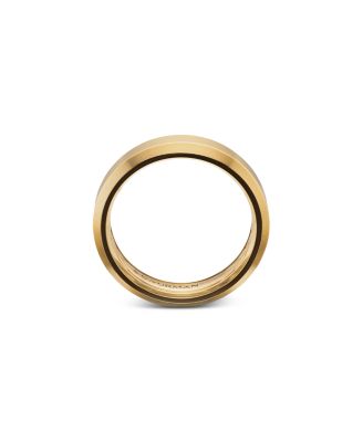 Men's 18K Yellow Gold Beveled Polished Band