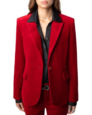 Zadig & Voltaire Vavy Velvet Blazer