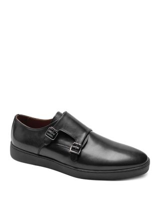 Bruno Magli - Men's Palestro Hybrid Double Buckle Monk Strap Shoes