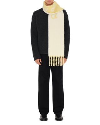 Reversible Logo Wool Blend Scarf