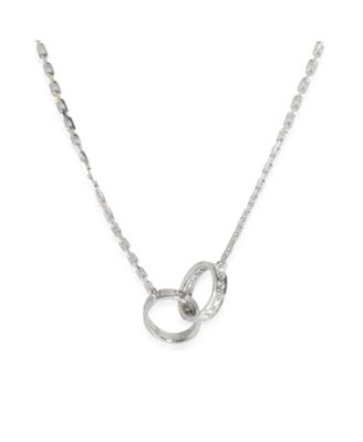 Pre-Owned Cartier Love 18K White Gold Fashion Necklace