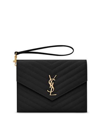 Saint Laurent Cassandre Matelasse Flap Pouch