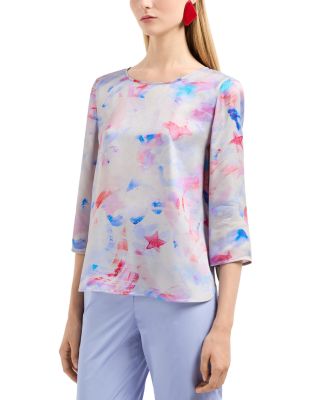 Emporio Armani - Watercolor Star Print Top