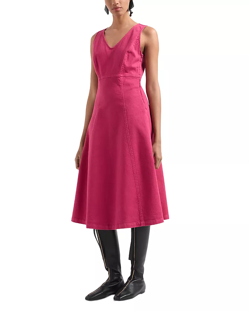 Emporio Armani Sleeveless Midi Dress
