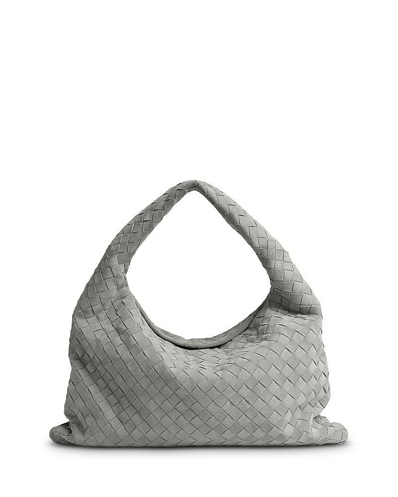 Bottega Veneta Small Hop Intrecciato Leather Shoulder Bag