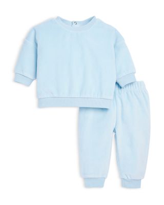 Bloomie's Baby - Unisex Velour Top & Pants Set - Baby