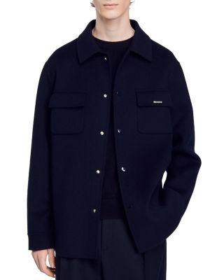 Sandro - New Beta Snap Front Shirt Jacket