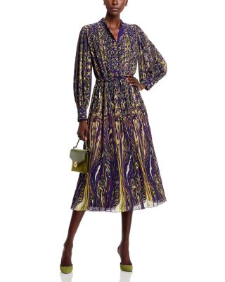 Elie Tahari The Almada Sterling Palace Pleated Dress | Bloomingdale's Women